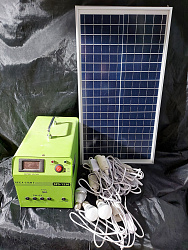 Солнечная электростанция на солнечных батареях для кемпинга SG-1230 W 