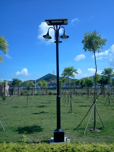 Солнечная система для фонарей в парк
