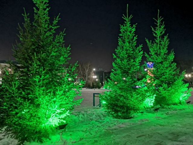 Cветодиодный прожектор в парки и скверы разных цветов 50 w