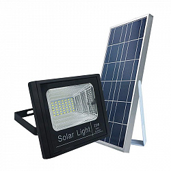 Прожектор светодиодный уличный на солнечных батареях 25 Вт.