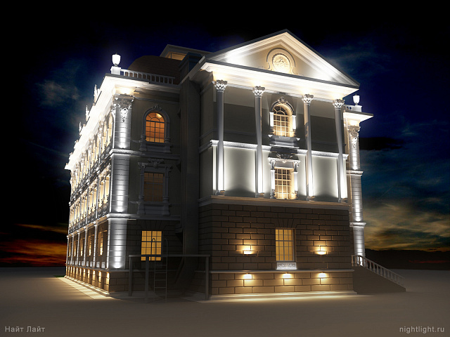 Архитектурный светильник для подсветки зданий 