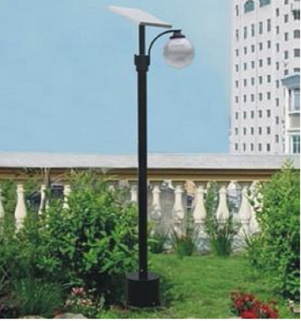 Солнечная система для уличных парковых светильников