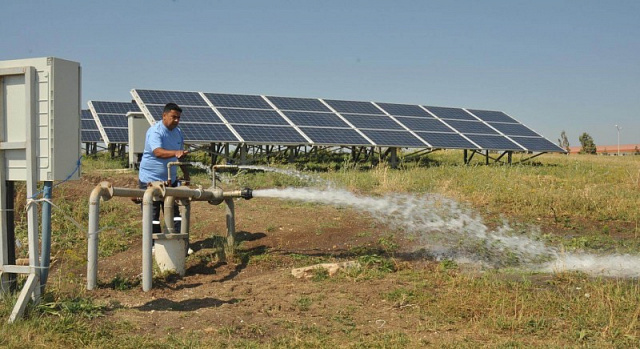 Солнечная станция для водяного насоса мощностью до 300 Вт
