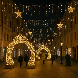 Светодиодная праздничная иллюминация
