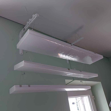 Подвесной, накладной led светильник на потолок 1200 см 100 w